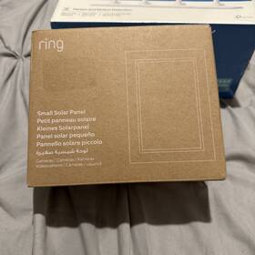 Ring 23-011294-01 Small Solar Panel Usb-c Home Security Attachment White
