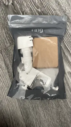 Ring 840080531748 Gutter Wall Mount For Solar Panels Cams White