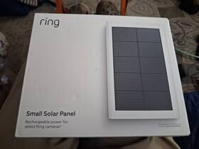 Ring 840414609105 Small Solar Panel 1.9w For Outdoor Camera White With Flexible Mount