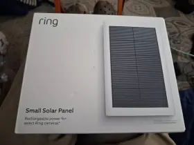 Ring 840414609105 Small Solar Panel 1.9w For Outdoor Camera White With Flexible Mount