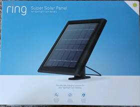 Ring Bhpx11849mg010475 Super Solar Panel For Spotlight Cam Battery Weather Resistant
