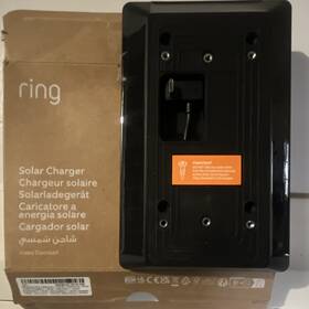 Ring Gkh2h01413121780 Solar Charger Panel For Video Doorbell Monocrystalline 5v Black
