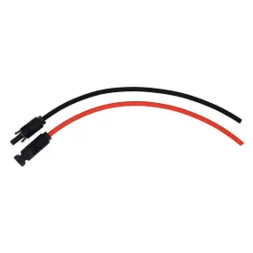 Riocan 407425161419 1 Pair Black Red 10awg6mm Solar Panel Extension Cable Wire Connector