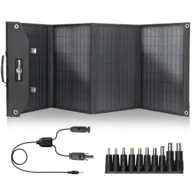 Pa-sp001 Rockpals Sp003 100w Portable Solar Panel For Generator And Usb Devices Compatib