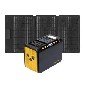 Rocksolar 313113414443 Weekender 80-watt Power Station Plus 30-watt 12-volt Foldable Solar Panel