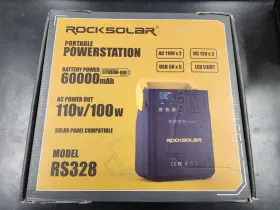 Rs328 Rocksolar 100w Portable Power Station Lithium Battery Solar Generator