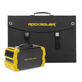 Rssp100 Rocksolar Rs650 Solar Generators 5.27 Inch X7.24 Adapter Foldable Panel Bench Tool Black