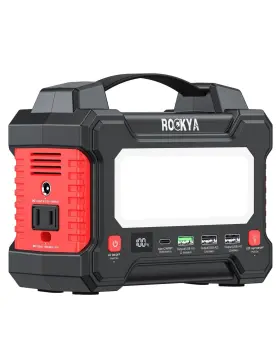 166.5wh Rockya Em150 Portable Power Station 150w Laptop Charger Lithium Battery Bank