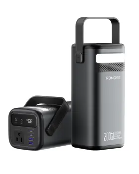 Pmt75-2b2 Romoss Power Bank Station 75 000mah 240wh Outdoor Lifepo4 Battery Pa