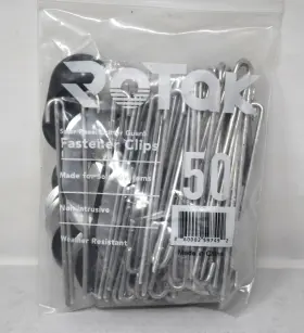 Rotak 860002597492 50 Pack Solar Panel Critter Guard Fastener Clips Weather Resistant