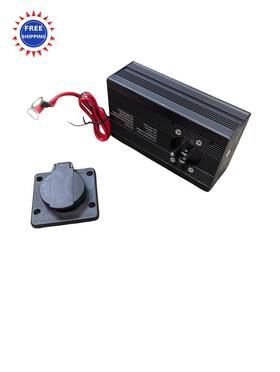 Rs Bc-dc-10 Battery Charger 10 Amp Panel Mount 12v For Hydraulic Dump Trailer Car Marine