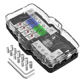 Sh-afs-30 Rvboatpat Fused Power Distribution Block Car Audio 12v 0/4 Gau
