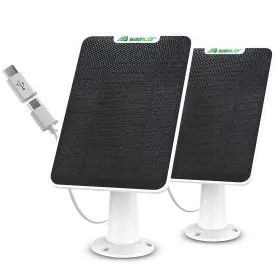Sabilor 768572189997 Solar Panel For Security Camera Compatible With Eufycam 2c/2c Pro/e40/e20/2/2