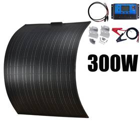 Saronic 721553171398 300w Flexible Mono Solar Panel Kit With Controller Battery Charger Refurbished