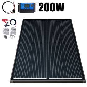 Saronic 721553171596 200w Watt 12v Monocrystalline Solar Panel Kit Home Camping Off Grid Refurbished