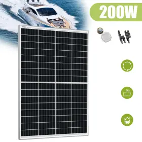 200w Saronic 738958180467 Watt Solar Panel Monocrystalline 12v 195w Home Rv Off-grid Power Module