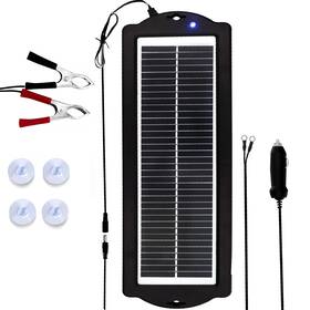 Saronic Betop-5w 5w Watt 12v Mono Solar Panel Trickle Charger Kit Waterproof Car Boat