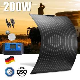 Betop200wff Saronic Zdq 1t2t 30a 200w Flexible Solar Panel Kit Portable Power Mono Camping Home Rv Battery Charge