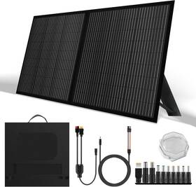 Saronic Btop100wkfolding2 12v 100w Foldable Off Grid Solar Panel Folding Charger Camping Refurbished