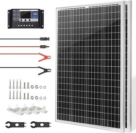 Saronic Btop100wx2 30a 200w Watt12v Monocrystalline Solar Panel 100w 2pcs For Caravan Rv Refurbished