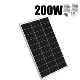 Saronic Btop200white-1120 4pcsz 200w Mono Solar Panel 12v Charger Battery Boat Car Rv Us Refurbished