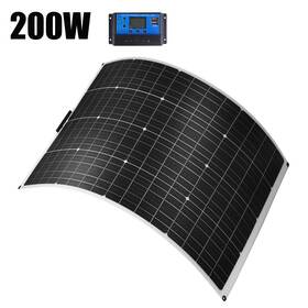 Saronic Btop200wtf 30a 200w 12v Mono Flexible Solar Panel Portable Power Camping Rv Battery Refurbished