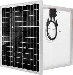 Saronic Hb-01 50w Mono Solar Panel 12v Trickle Charger Battery Boat Rv Refurbished