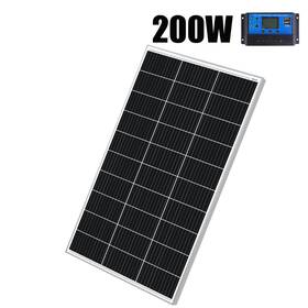 Saronic K-200w-1120 30a 200w Watt Monocrystalline Solar Panel Kit Rv Camping Home Off-grid Refurbished