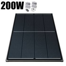 Saronic K-200wblack-1070 4pcsz 200w 12v Black Solar Panel Kit Battery Charge Rv Pv Home Off-grid Refurbished