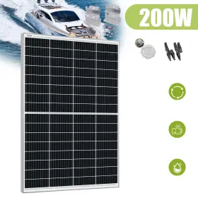 4pcsz Saronic Ke200wwhite-1070 200w Watt Solar Panel Kit Mono 12v 195w Caravan Boat Rv Pv Home Off Grid Us