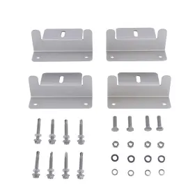 Ke4pcsz Saronic 4 Pcs Solar Panel Z Bracket Mounting Mounts Set Rv Boat Roof Wall Us