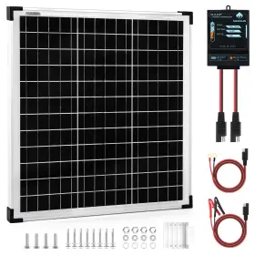 Kzq-50 Saronic 50w 12v Solar Panel Monocrystalline High-efficiency For Rv Marine Refurbished