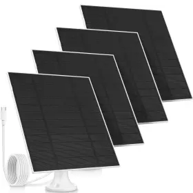 Fas-saysurey-1130 Saysurey 4 Pack 5w Solar Panels For Security Cameras Outdoor Waterproof