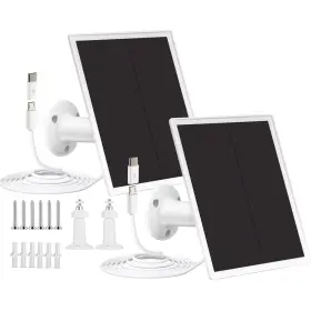 Shenkuai 738063114081 2packs-5v Solar Panel For Security Camera Premium Usb Charger Ip