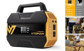 Pb-82 Shenzhen Carku Technology Co. Limited Portable Power Station Only 7.4lbs With 7 Outlets Lifepo4 Flashspeed 300