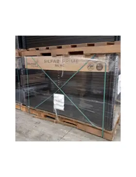 Sil-380hc Silfab Sealed Pallet Of 32 380w All Black Solar Panels - Usa Made