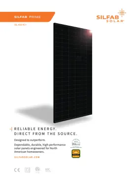 Sil-410 Silfab Sealed Pallet Of 26 410 W Solar Panels Hc