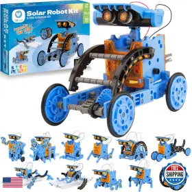 B08hrydc78 Sillbird Solar Building Robot Kit Stem Gift For Boys Aged 8-13 Diy Science