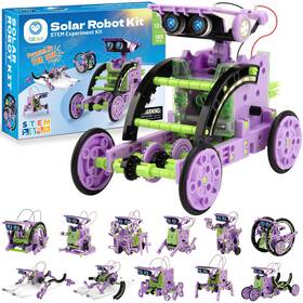 Sillbird B0f82z8nwd 12-in-1 Solar Robot Kit For Kids Ages 8-14 Stem Building Toy Gift
