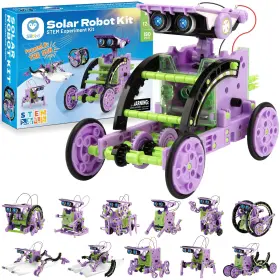 B0f82z8nwd Sillbird 12-in-1 Solar Robot Kit For Kids Ages 8-14 Stem Building Toy Gift
