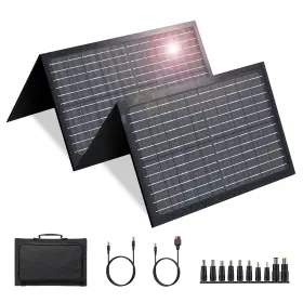 R-sc006 Sinkeu 60w Foldable Solar Panel Portable Power Station 1218v Usb Qc30 Rv Camping