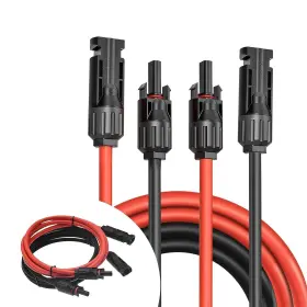 Sy6m Siyan Solar Extension Cable 20ft 10 Awg Panel Wire Professional Connection Femal