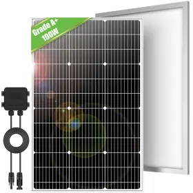 100w Sjuedeng 729767617244 100 Watt Solar Panel Kit Ring Camera Rv