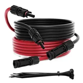 Sjz Sun Run 767159191286 Solar Extension Cable 10 Gauge Panels Wire 50ft 10awg 6mm Pv Sj
