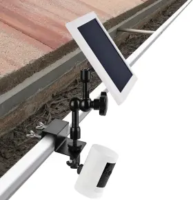 Gsp01 Sky Direct 2-in-1 Gutter Mount For Solar Panel Stick Up Cam Battery Spotlight And Spo