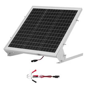 Skyshalo 445015533557 12v 20w Solar Battery Charger 1.28 Ft. Monocrystalline Silicon Panel Sing