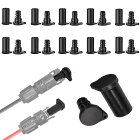 Slo-scc-10 Slocable Solar Panel Connector Caps - 10 Pairs Ip67 Waterproof Male Female Connectors