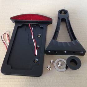 Smt-moto 722656978761 Smt-license Plate Assembly Led Tail Brake Light Compatible With Side Mounted
