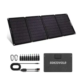 50w-m Sokiovola N-type 16bb 50w Portable Solar Panels Foldable Panel Charger ... Fast Ship
