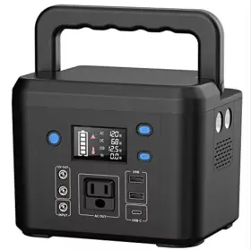 200w Solar 645716649091 Portable Power Station Powkey 120wh/33 000mah Bank With Ac Outlet